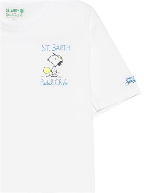 T-shirt uomo MC2 Portofino bianca con Snoopy MC2 SAINT BARTH | PORTOFINO02498L